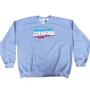 The Rachel Maddow Show XXL Gray 2XL Sweatshirt Merchandise NBC Studios Grey NWT